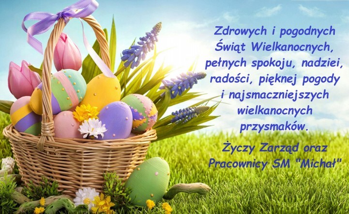 Kartka z życzeniami wielkanocnymi